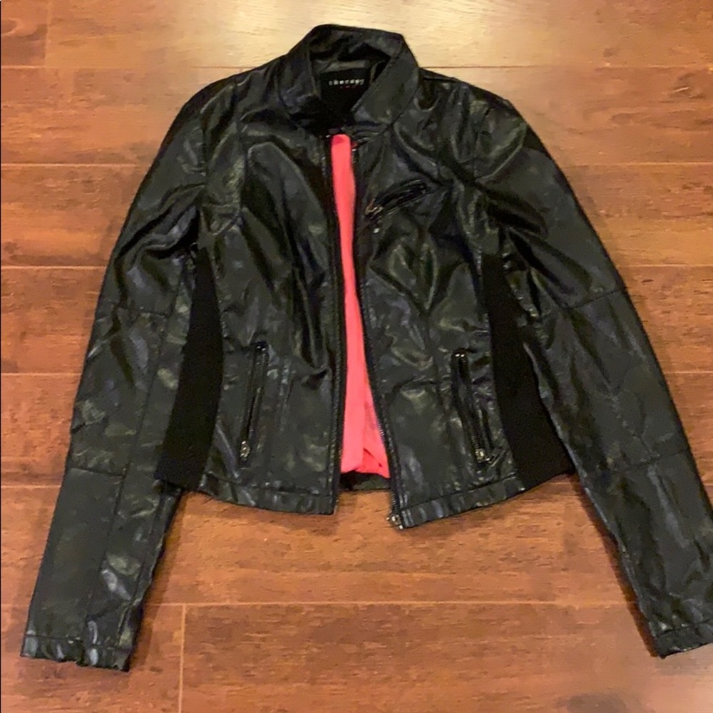 Black pleather jacket